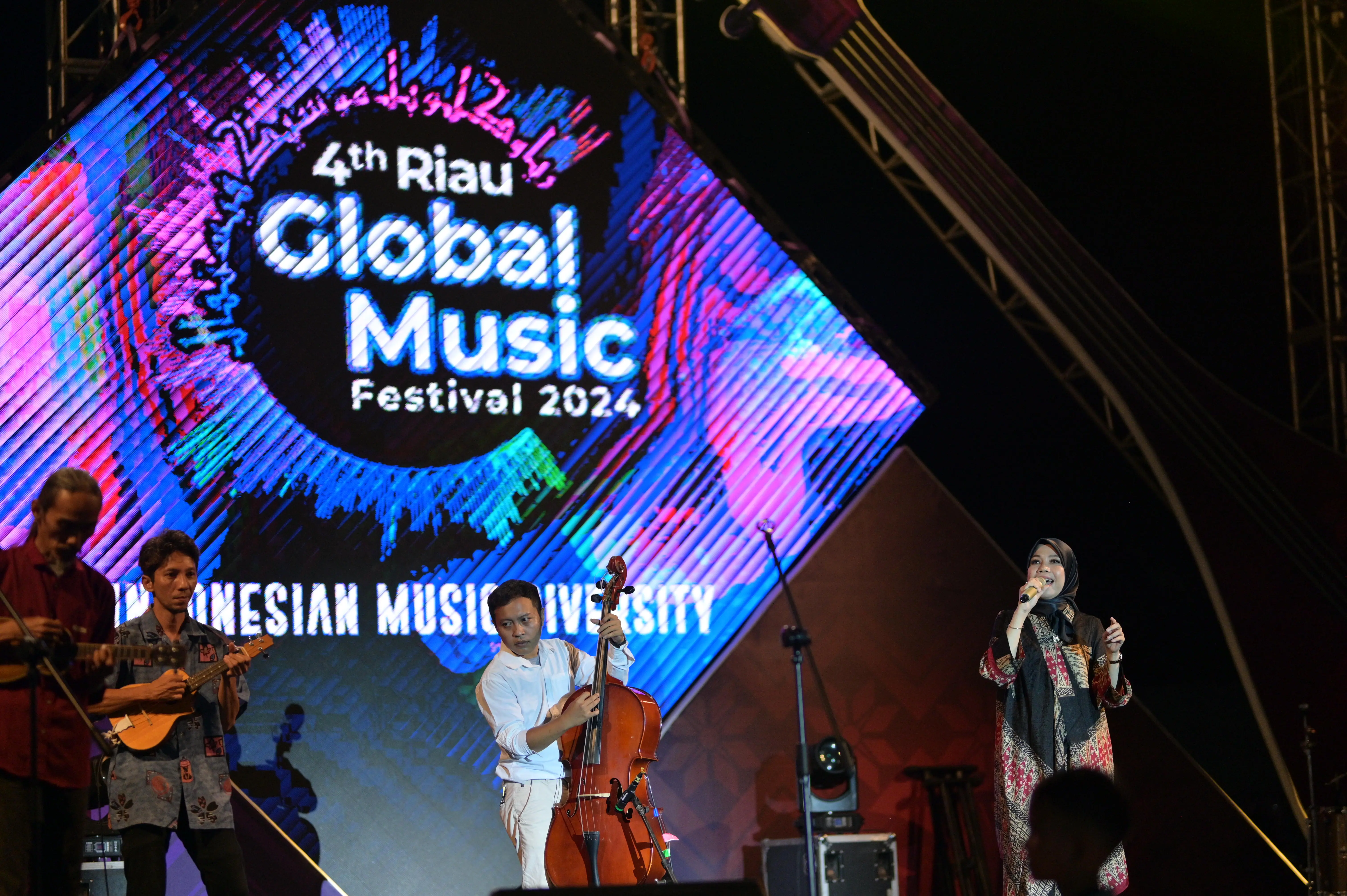 Kolaborasi Seniman Musik Lintas Genre Ramaikan 4th Riau Global Music Festival