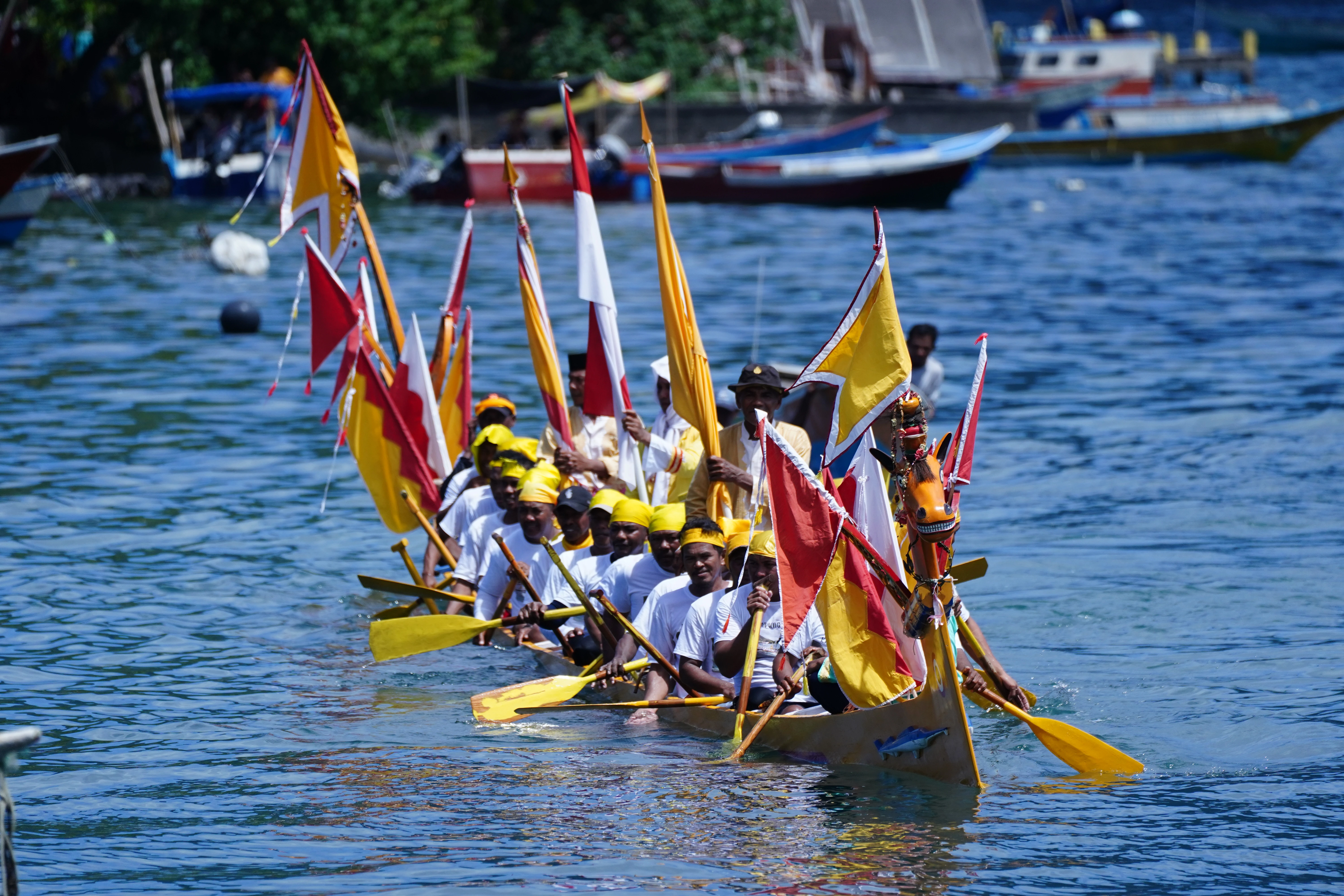 Lomba Belang Adat dan Belang Nasional, Tradisi Asli Maluku yang Meriahkan Banda Neira Festival